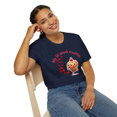 My Lil Stud Muffin T-Shirt — Cute Valentine’s Muffin Graphic Tee