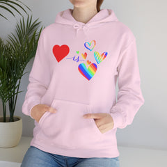 Love is Universal Unisex Heavy Blend™ Hooded Sweatshirt