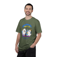 Hanukkah Dog T-Shirt — Cute Menorah & Dreidel Holiday Tee