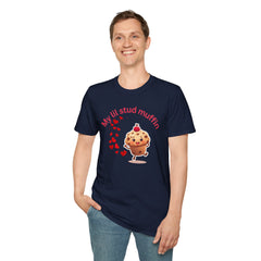 My Lil Stud Muffin T-Shirt — Cute Valentine’s Muffin Graphic Tee