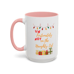 Accent Coffee Mug (11, 15oz) Naughty List