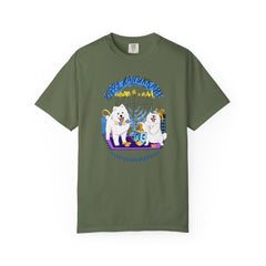 Hanukkah Dog T-Shirt — Cute Menorah & Dreidel Holiday Tee