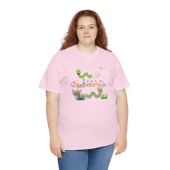 Cute Garden Worm Whimsical Springtime Tee