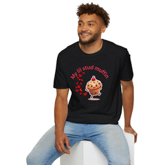 My Lil Stud Muffin T-Shirt — Cute Valentine’s Muffin Graphic Tee