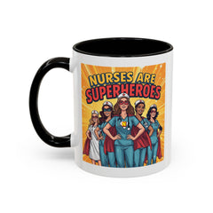 Nurses Are Superheroes Coffee Mug — Colorful 11oz/15oz Gift for Nurses