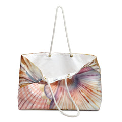 Seashell Watercolor Weekender Bag