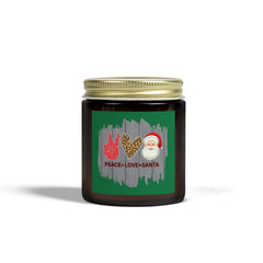 Christmas Scented Candles, Coconut Apricot Wax (4oz, 9oz)