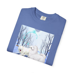 Winter Wonderland Samoyed T-Shirt — Holiday Dog Lover Tee