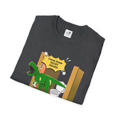 Funny Dinosaur Bathroom Humor T-Shirt