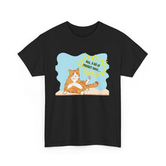 Hey Can I Get a Bit of PRIVACY Here..Orange Cat Graphic T-Shirt