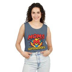 Mom’s Superheroes Tank Top Comic Book Style Shirt