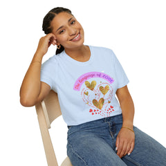 The Language of Love Heart Graphic Tee