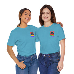 Pride Heart Pocket Tee — Rainbow LGBTQ+ Short Sleeve T-Shirt