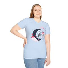 Love You to the Moon T-Shirt – Romantic Moon & Hearts Tee
