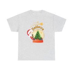 I Believe Christmas Unisex Heavy Cotton Tee