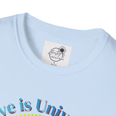 Love Is Universal T-Shirt — Rainbow Spiral Pride Tee