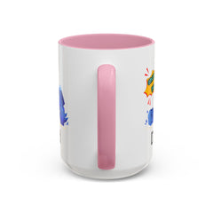 Dad Coffee Mug — "Crushin' SH!t" Blue Rock Gamer Mug (11oz & 15oz)