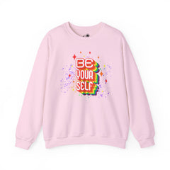 Be Yourself Rainbow Crewneck Sweatshirt