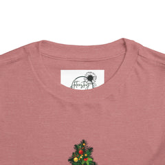 Toddler Tee — Cute Christmas Family Pets Under Festive Tree Holiday Shirt