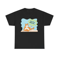 Hey Can I Get a Bit of PRIVACY Here..Orange Cat Graphic T-Shirt