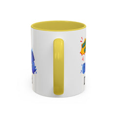 Dad Coffee Mug — "Crushin' SH!t" Blue Rock Gamer Mug (11oz & 15oz)
