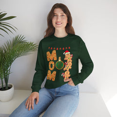 Gingerbread MOM and Her Crew Christmas Crewneck Sweatshirt