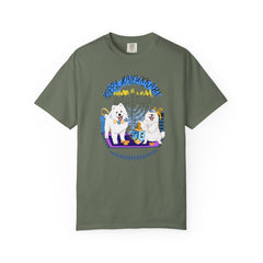 Hanukkah Dog T-Shirt — Cute Menorah & Dreidel Holiday Tee