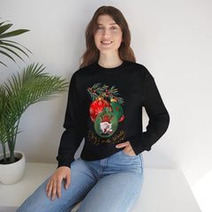 "Joy to the World" Holiday Knome Pullover Ornament Crewneck Sweatshirt