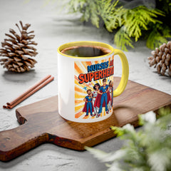 Nurses Are Superheroes Coffee Mug M/F — Colorful 11oz/15oz Gift