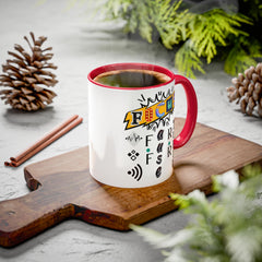 Focus Funny Wordplay Mug — Colorful 11oz/15oz Ceramic Coffee Cup