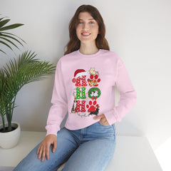 Christmas Ho Ho Ho Pet Lovers Crewneck Sweatshirt
