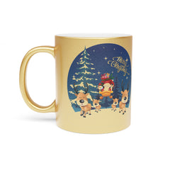 Metallic Holiday Mug (Silver\Gold)