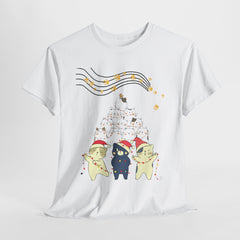 Cat lover Holiday design Unisex Heavy Cotton Tee