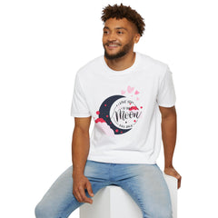 Love You to the Moon T-Shirt – Romantic Moon & Hearts Tee