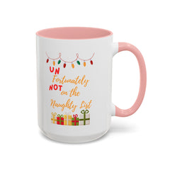 Accent Coffee Mug (11, 15oz) Naughty List