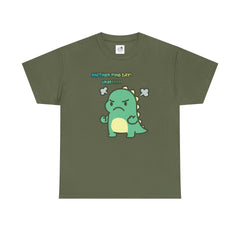 Angry Dino — "Another Fine Day! Crap!" Graphic Tee