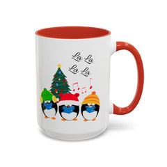 Coffee Mug Penguin Singing Design 11, 15oz