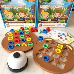 Children's Montessori Shape Matching Bear Game