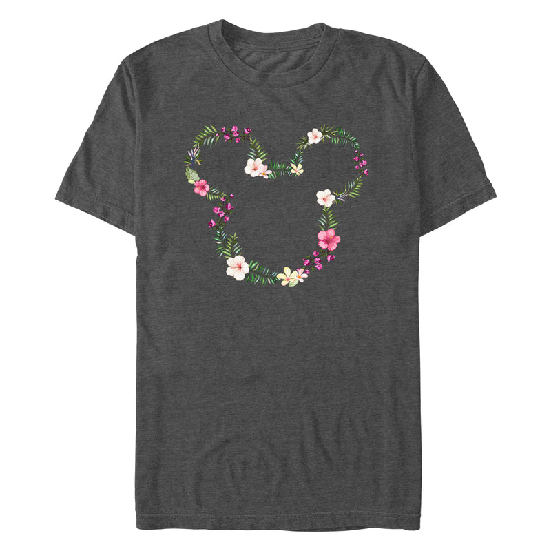 Men's Disney Floral Mickey T-Shirt