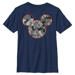 Boy's Disney Camo Mouse Icon T-Shirt