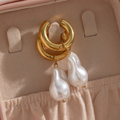 Water Pearl Drop Earrings