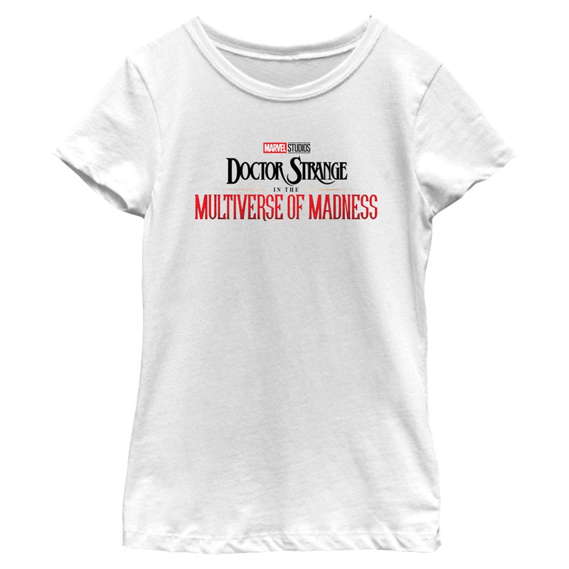 Girl's Marvel Doctor Strange 2 Main Logo T-Shirt