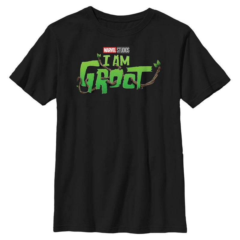 Boy's Marvel Groot Main Logo T-Shirt