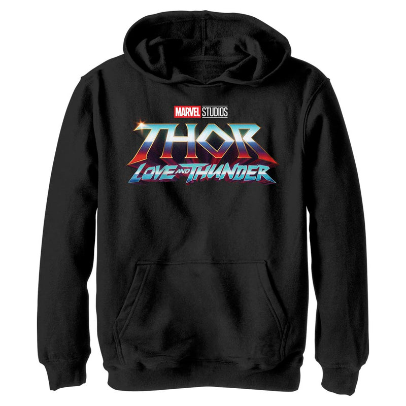 Boy's Marvel Thunder Logo Lightweight Hoodie