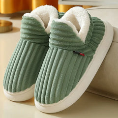 Men's & Women's Fleece Plush Cotton Slippers