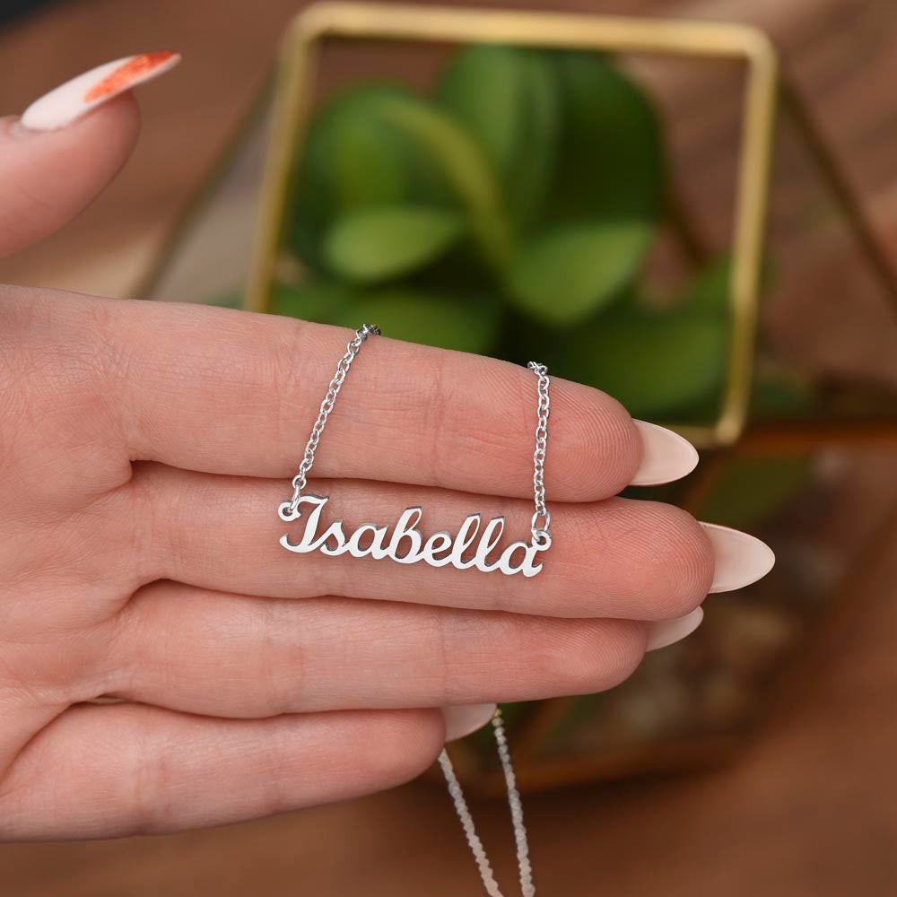 Personalized Handwritten Name Necklace