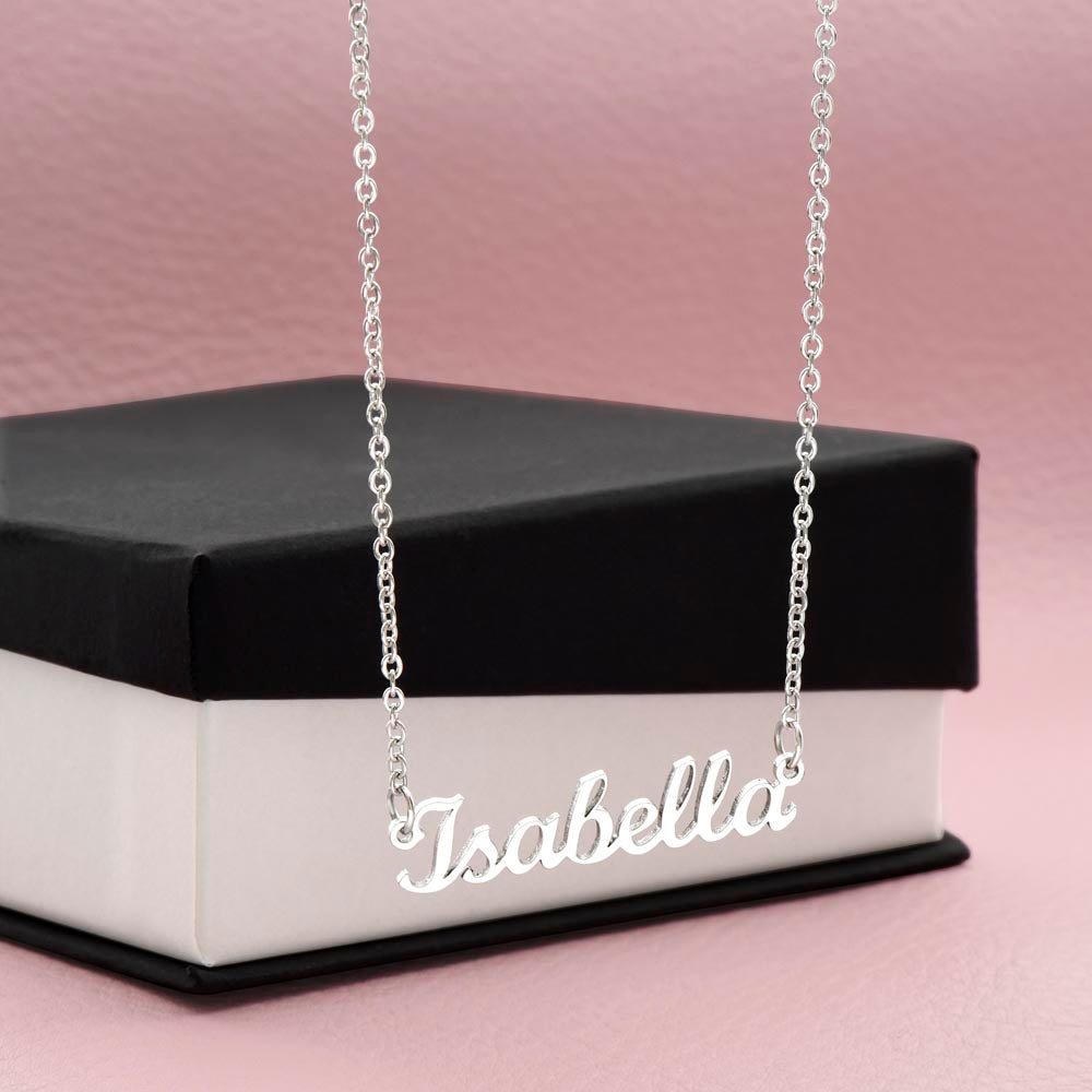 Personalized Handwritten Name Necklace