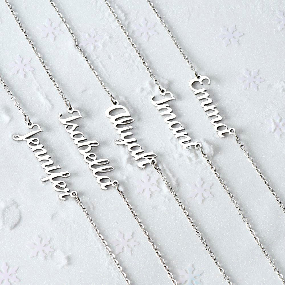 Personalized Handwritten Name Necklace