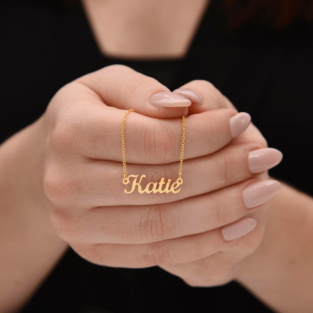 Personalized Handwritten Name Necklace