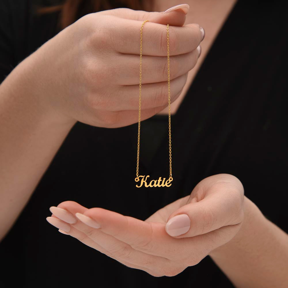 Personalized Handwritten Name Necklace